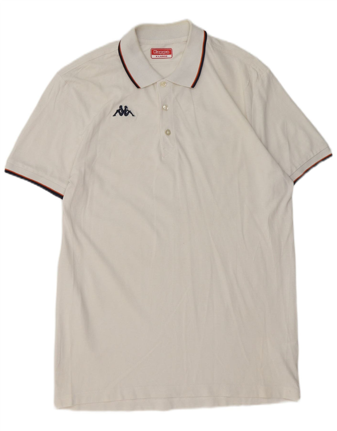 Kappa Polo Hombre XL Blanco Algodón