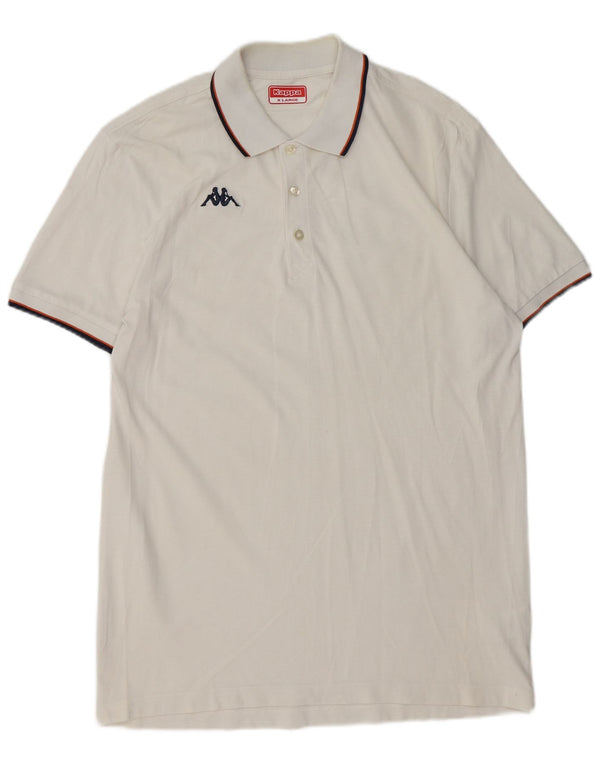 Kappa Polo Hombre XL Blanco Algodón