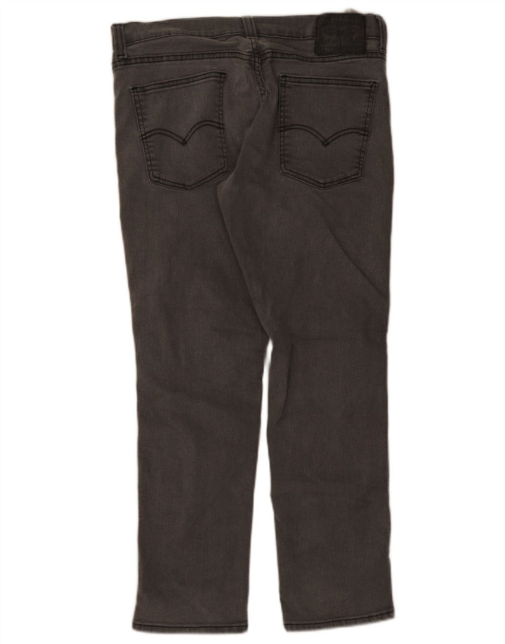 Levi's Hombre 511 Slim Jeans W34 L30 Algodón Gris