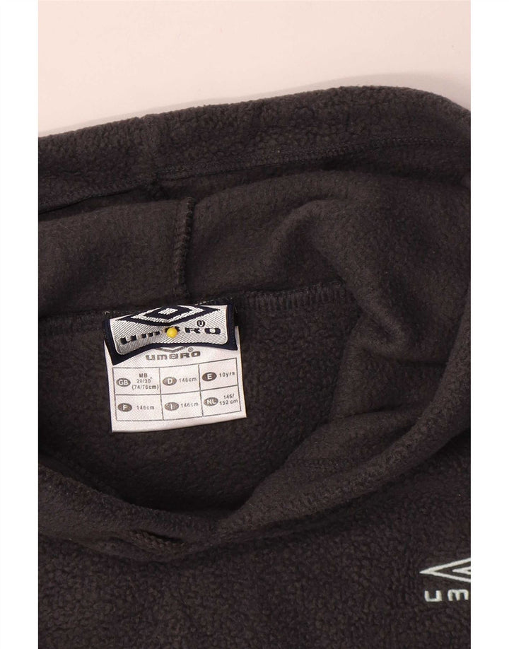 Umbro Jersey polar con capucha para niño 9-10 años Gris Poliéster