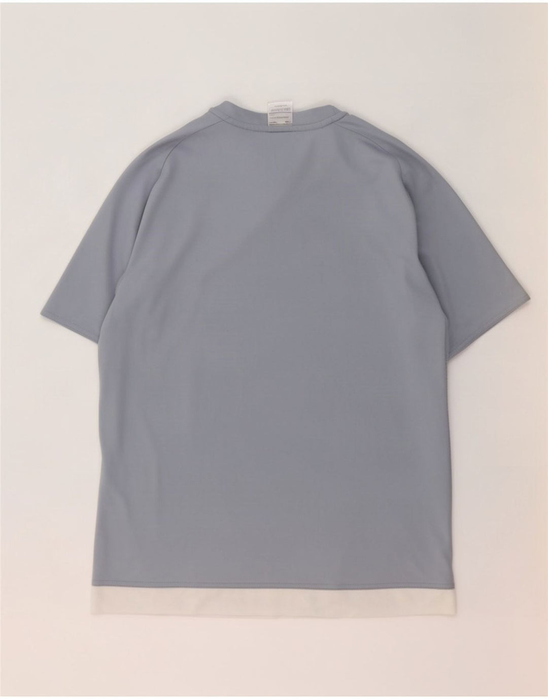 Adidas Hombre Climalite Camiseta Top Azul Medio Colorblock Poliéster