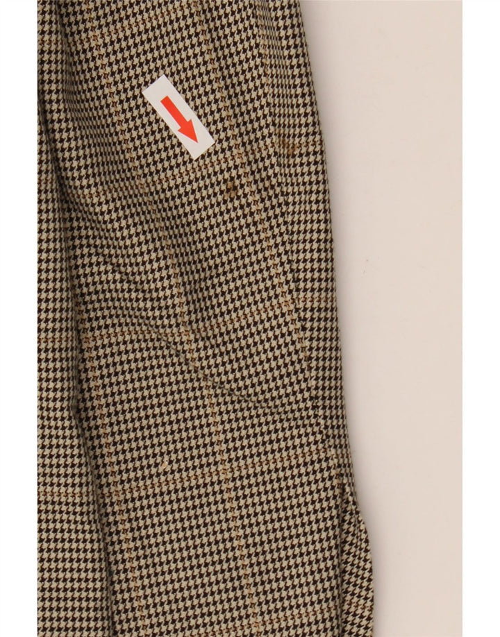 Marks & Spencer Chaqueta tipo blazer de 2 botones para hombre UK 40 Marrón medio Pata de gallo