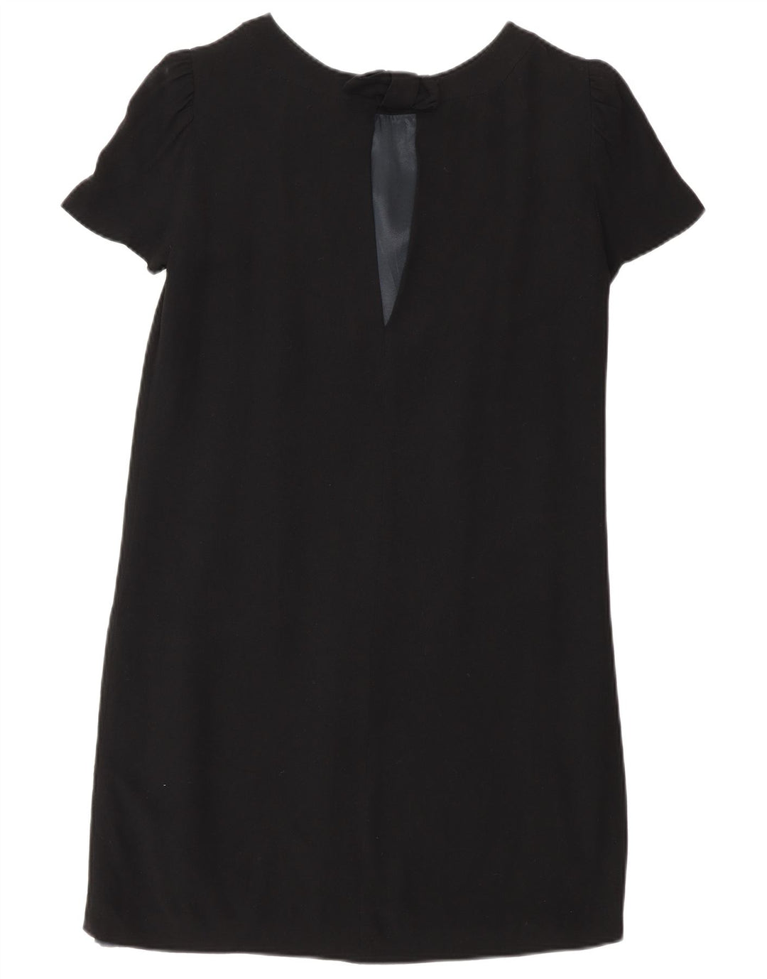 Massimo Dutti Vestido Recto Mujer EU 40 Mediano Viscosa Negro