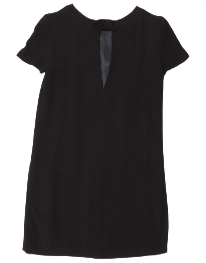Massimo Dutti Vestido Recto Mujer EU 40 Mediano Viscosa Negro