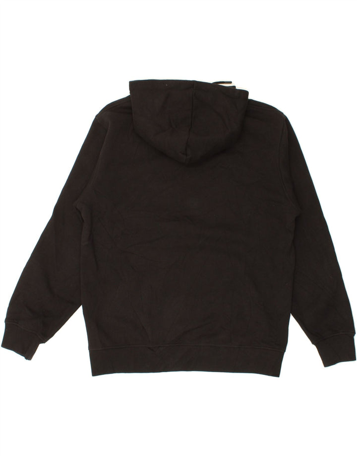NICCE Mens Graphic Hoodie Jumper Small Black Cotton Vintage Nicce and Second-Hand Nicce from Messina Hembry 