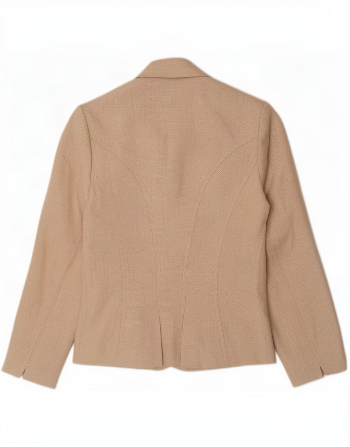 Ralph Lauren Chaqueta Blazer de 7 Botones para Mujer US 8 Mediana Beige Lino
