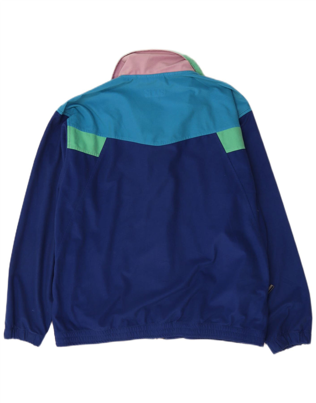 Bailo Chaqueta de chándal para hombre IT 54 XL Poliéster con bloques de color azul