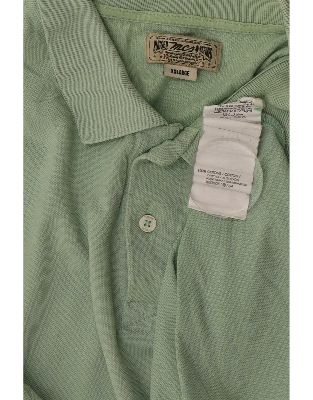 Marlboro Classics Polo Hombre 2XL Algodón Verde