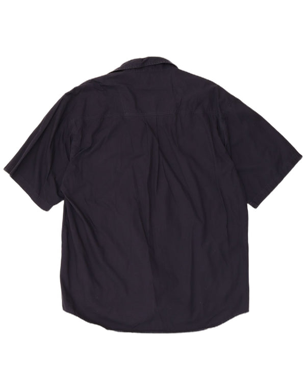 Lerros Camisa Manga Corta Hombre XL Azul Marino Algodón