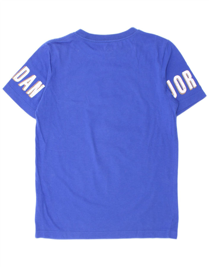 Jordan Camiseta Gráfica para Niños Top 10-11 Años Azul Medio Algodón
