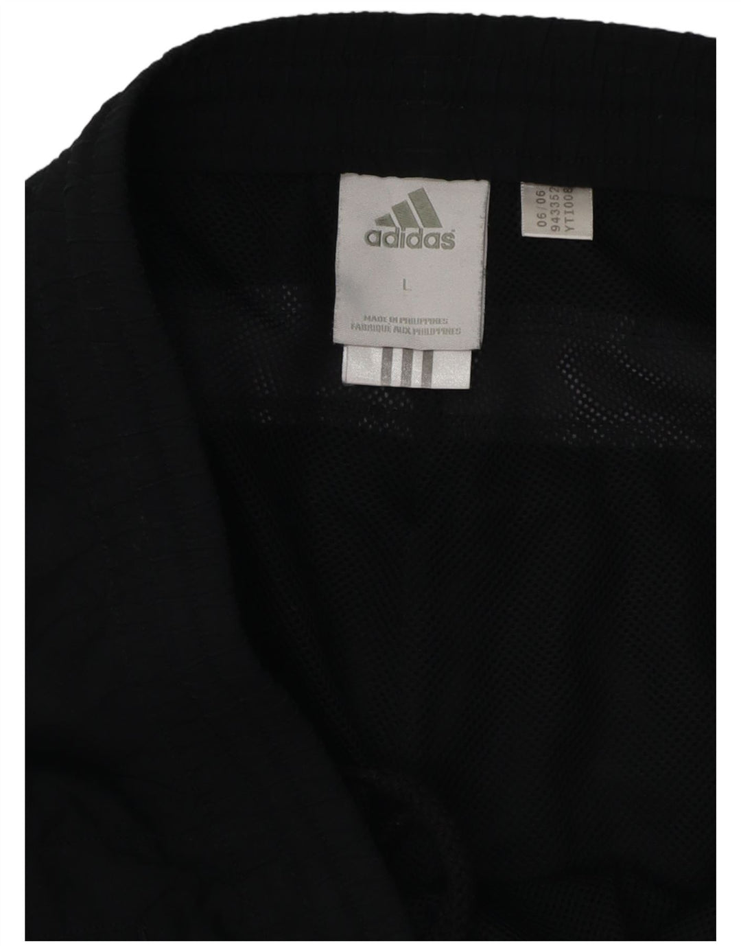 ADIDAS Pantalón de chándal para hombre Grande Negro Colorblock Poliéster