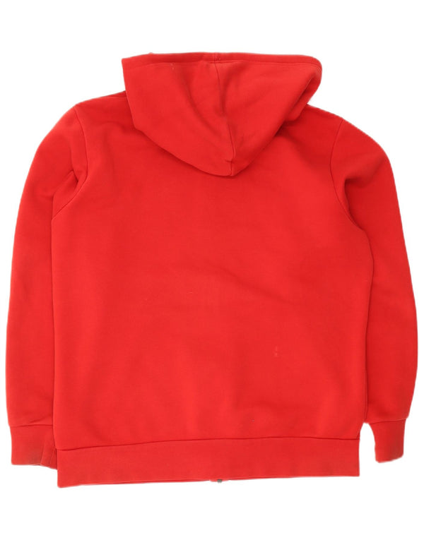 Adidas Sudadera con capucha y cremallera para hombre XL Algodón rojo