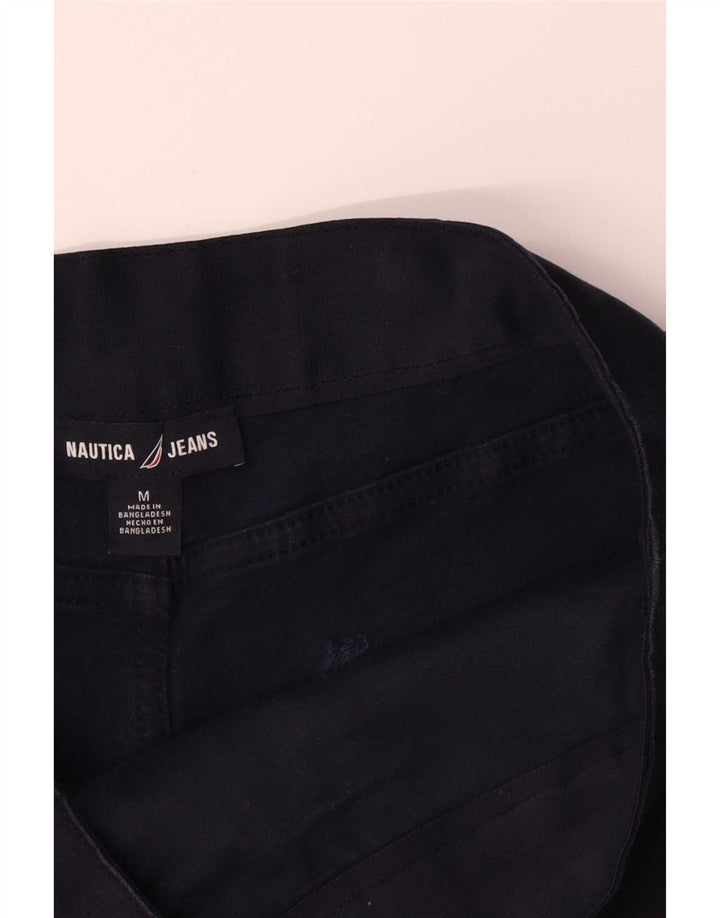 Nautica Pantalones cortos chinos para mujer medianos W30 algodón azul marino