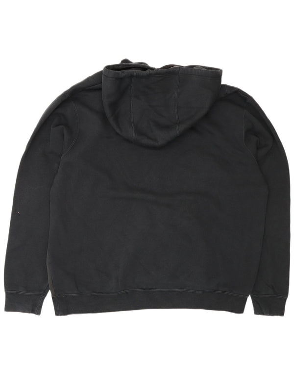 Nike Jersey con capucha y ajuste relajado para hombre, talla grande, negro, color block, deportivo