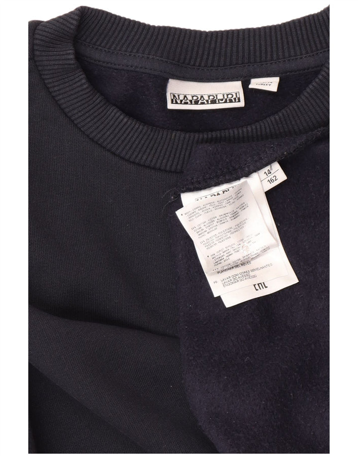NAPAPIJRI Sudadera para niño Jumper 13-14 años Azul marino