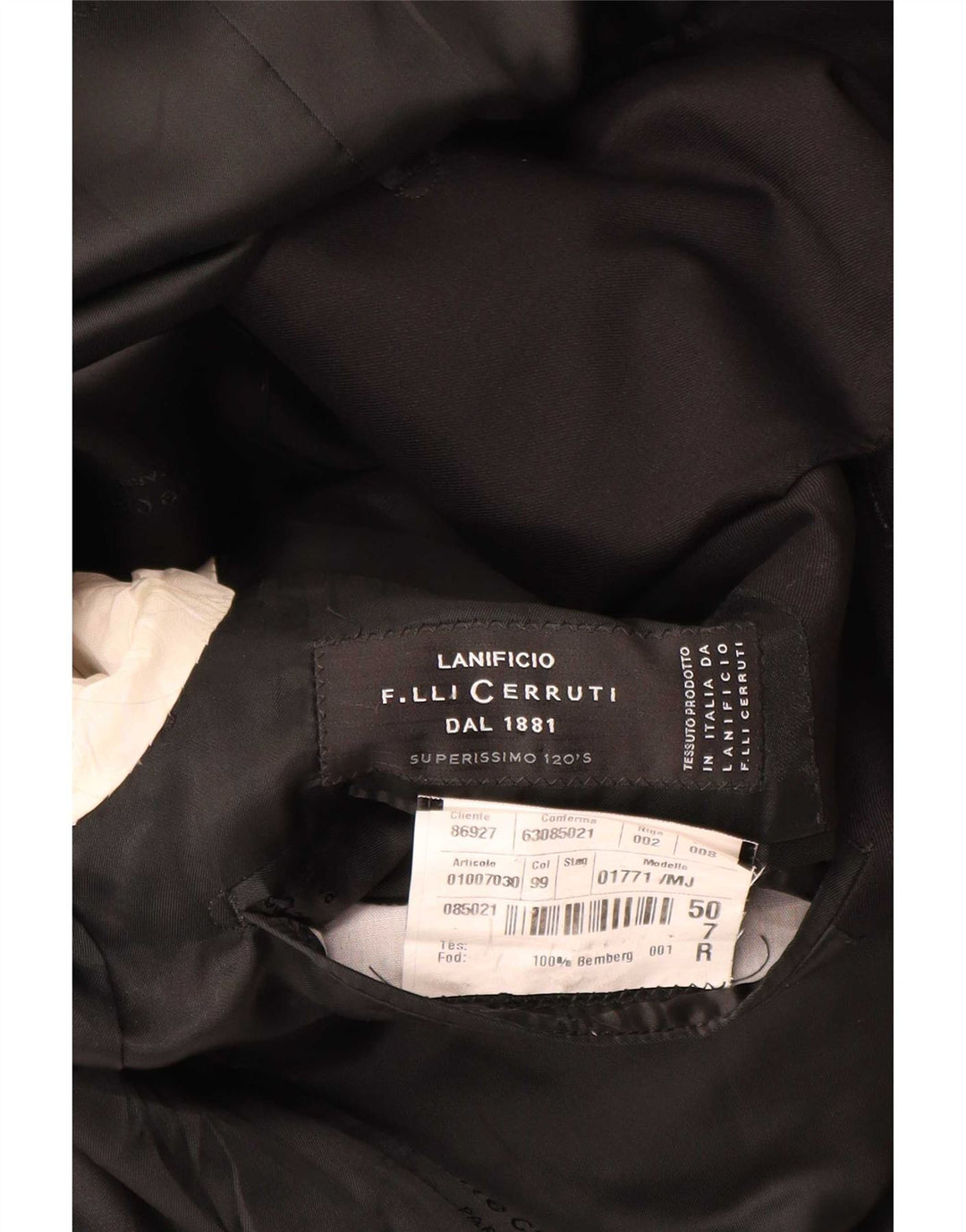 Cerruti 1881 Chaqueta tipo blazer de 3 botones para hombre IT 50 Grande Negro