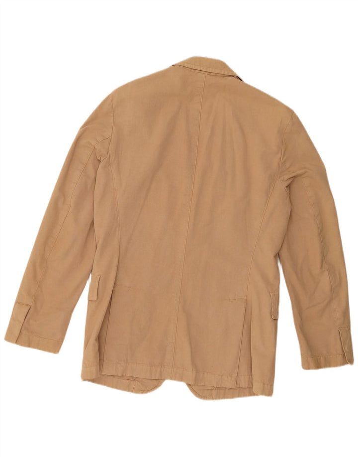 Hugo Boss Chaqueta tipo blazer de 2 botones para hombre EU 48 Beige medio