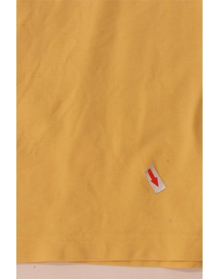 Polo Asics Hombre Algodón Amarillo Medio