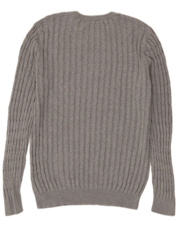 Jack Wills Jersey De Cuello Redondo Para Hombre De Algodón Gris Medio