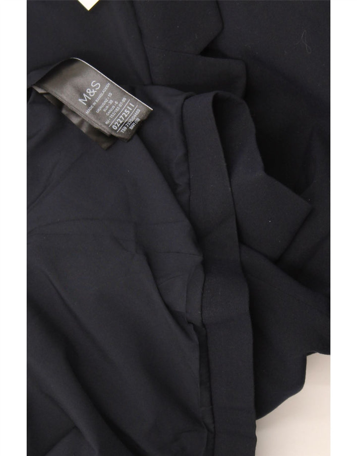 Marks & Spencer Chaqueta tipo blazer con 1 botón para mujer UK 10 Small Azul marino