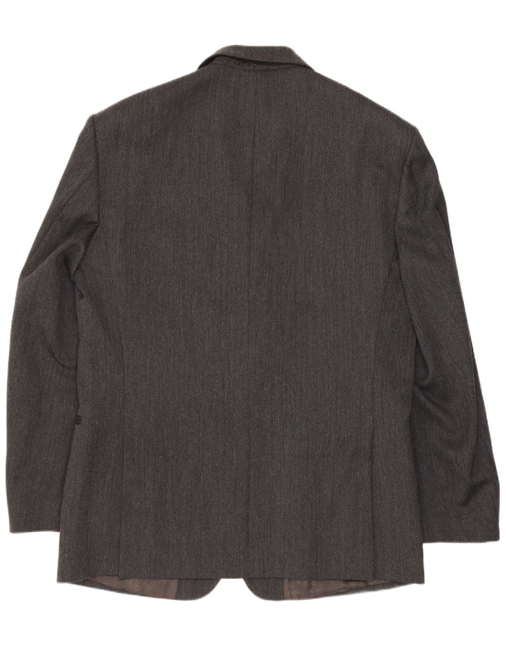 Cacharel Chaqueta tipo blazer de 3 botones para hombre UK 40 Large Grey Classic