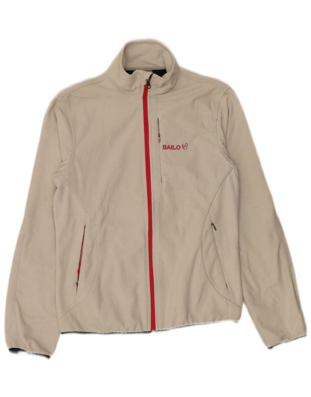 Bailo Chaqueta polar para mujer UK 10 Small Poliéster blanco