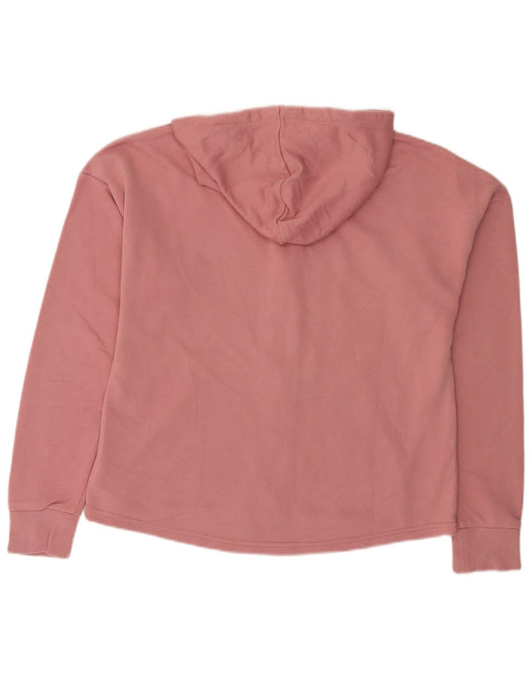 Puma Sudadera con capucha y cremallera para mujer UK 18 XL Algodón rosa