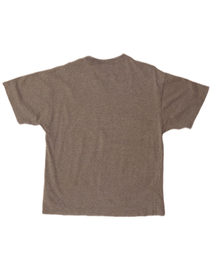 Camiseta Nike Hombre Top Gris Medio Algodón