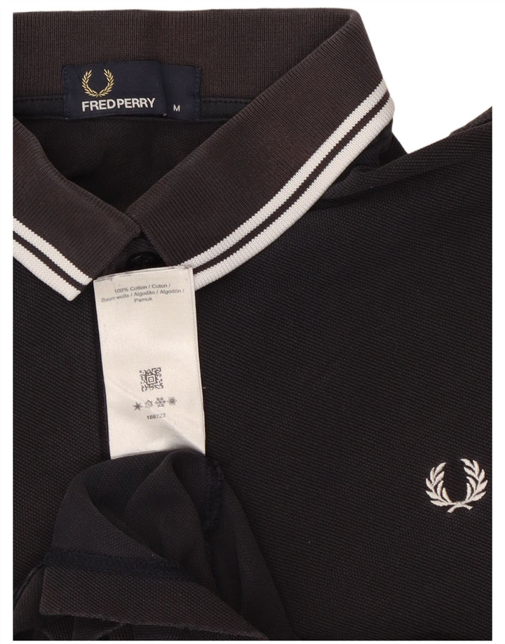Polo Fred Perry Hombre Algodón Azul Marino Medio