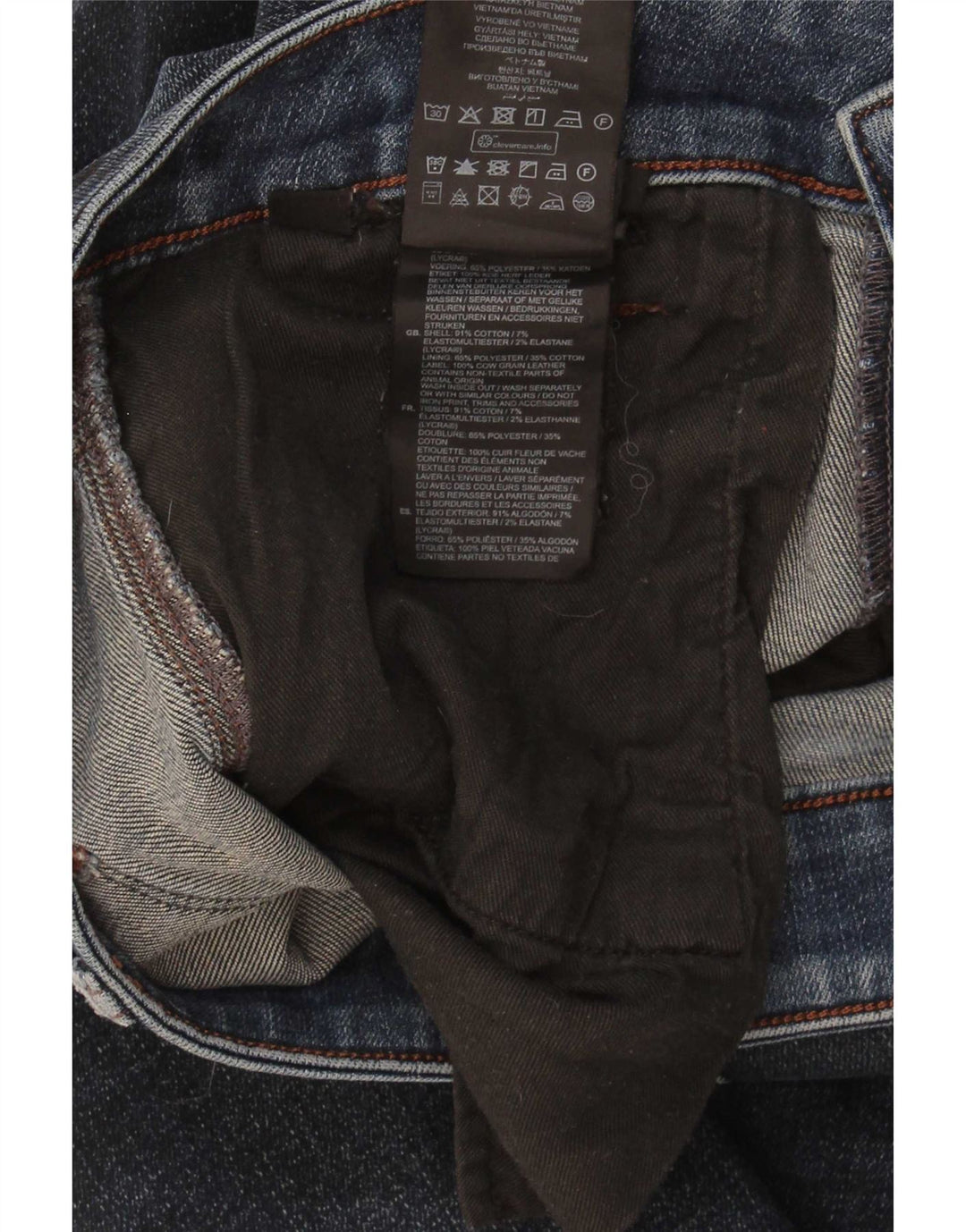 Vaqueros ajustados para hombre G-Star W34 L34 Algodón azul marino