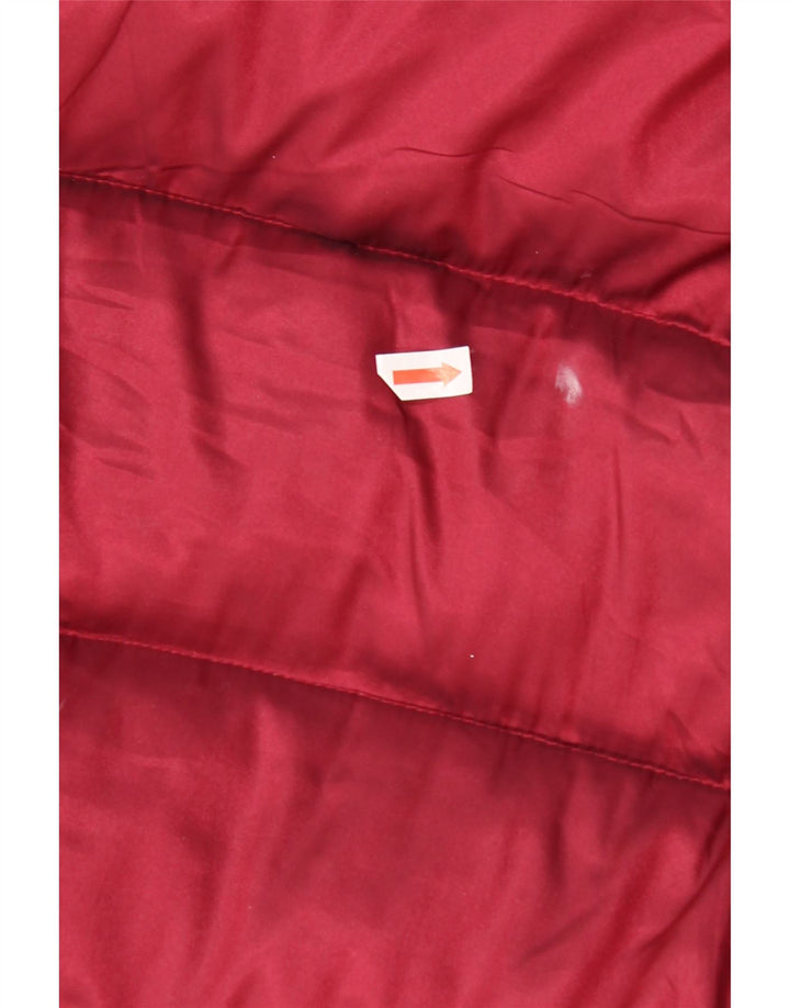 Colmar Mujer Chaqueta Acolchada Con Capucha IT 46 Grande Poliéster Rojo