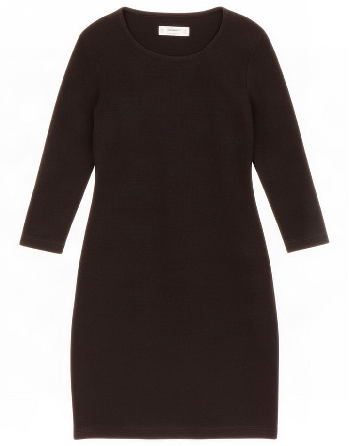 St Michael Vestido básico de manga larga para mujer UK 44 Medium Black