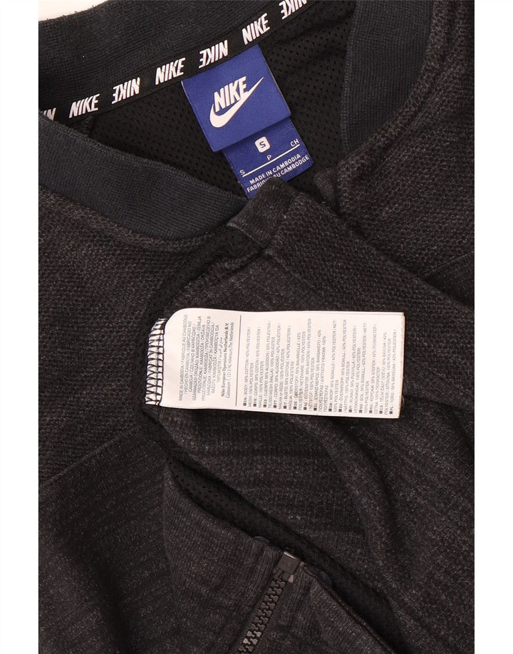 Nike - Chándal para hombre, chaqueta superior de algodón a rayas grises pequeñas