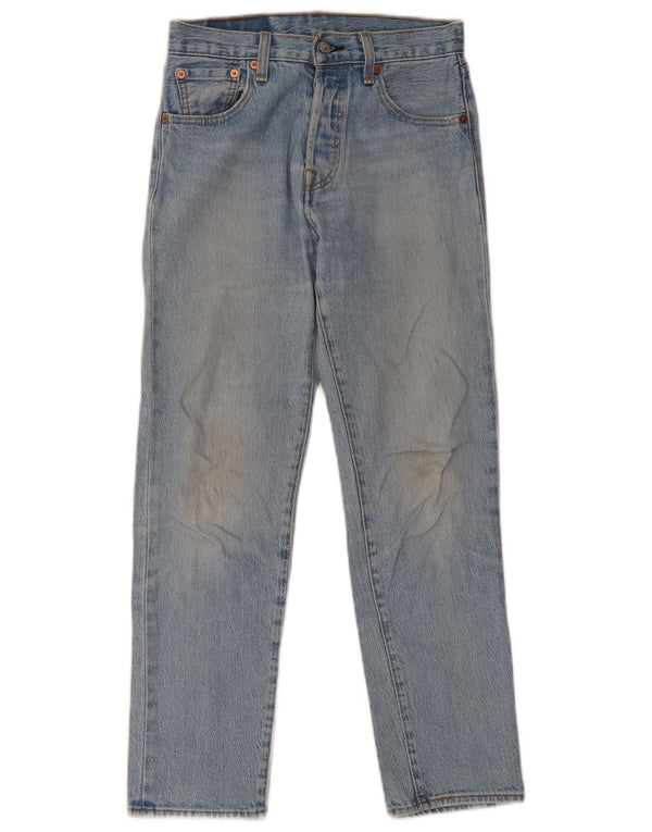 Levi's Mens 501 Jeans Rectos W27 L28 Algodón Azul 90s