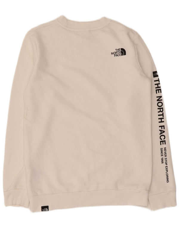 The North Face Sudadera gráfica para mujer Jumper UK 6 XS Algodón blanco