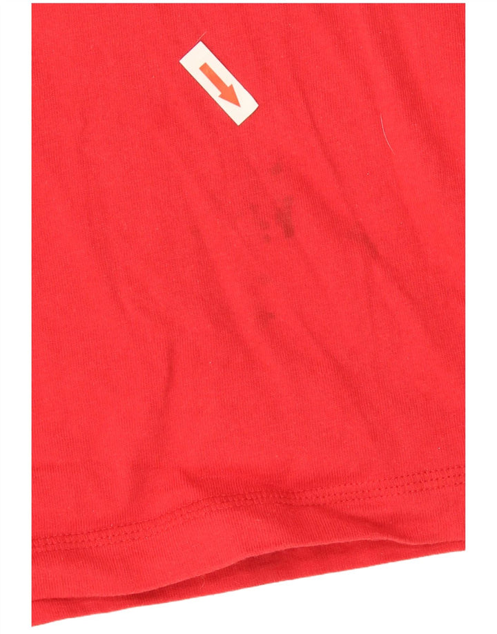 Champion Hombre Top Manga Larga 2XL Algodón Rojo