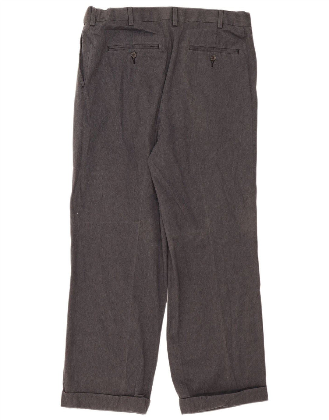Eddie Bauer Pantalón chino con pinzas para hombre W36 L31 Gris clásico