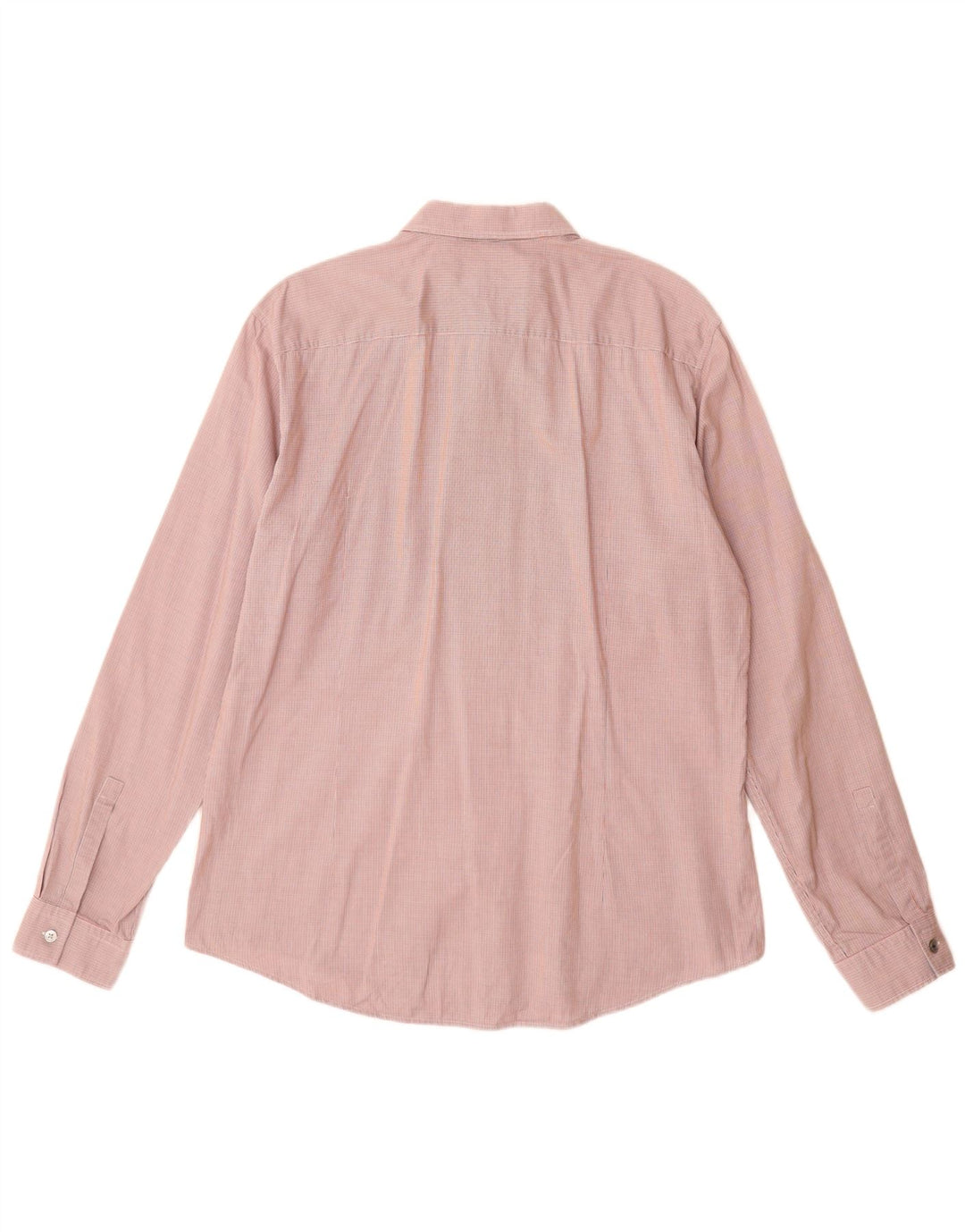 Camisas HUGO BOSS Hombre | Camisa slim fit a cuadros de algodón con pata de gallo naranja grande