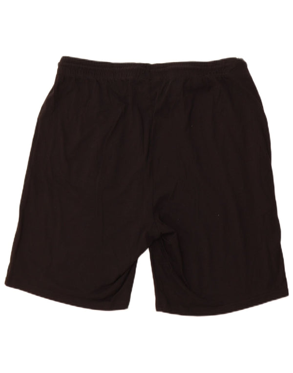 KAPPA Pantalones cortos deportivos para hombre 2XL Algodón negro