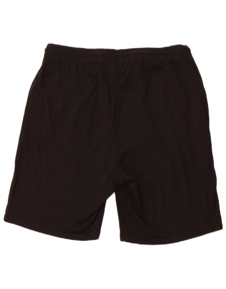 KAPPA Pantalones cortos deportivos para hombre 2XL Algodón negro