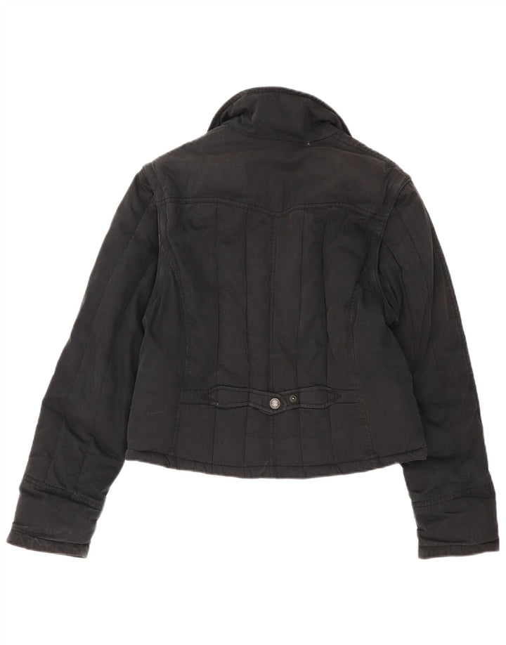 Levi's Chaqueta utilitaria corta para mujer Reino Unido 46 Grande Negro
