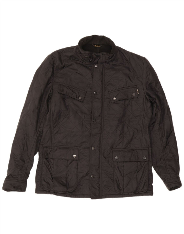 Barbour Chaqueta acolchada para hombre UK 42 XL Poliamida negra