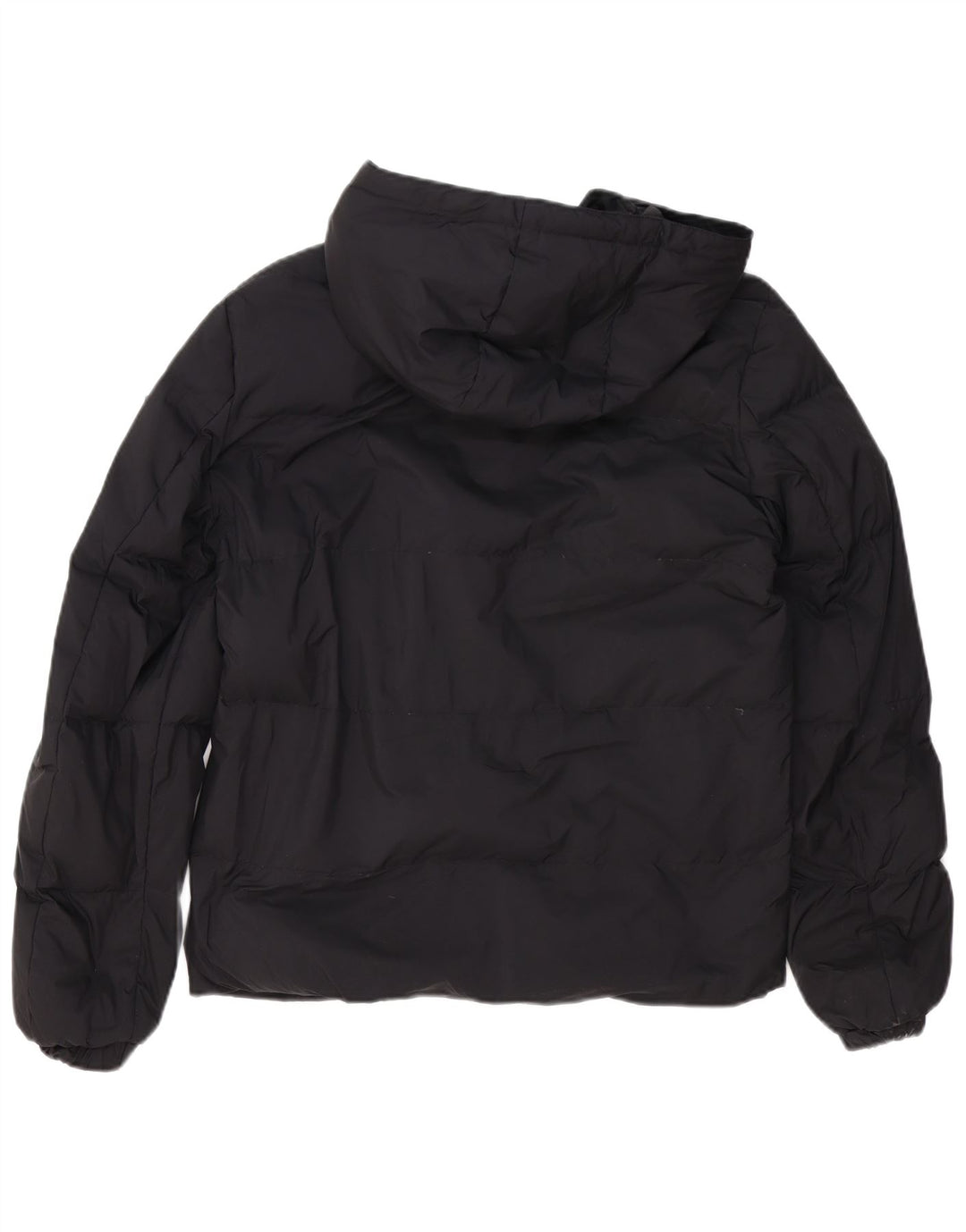 CALVIN KLEIN JEANS Chaqueta acolchada con capucha para hombre UK 34 XS Negro Poliéster