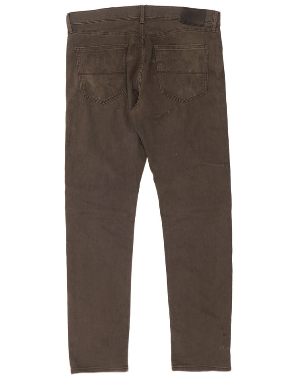Marks & Spencer Vaqueros ajustados para hombre W34 L33 Algodón gris