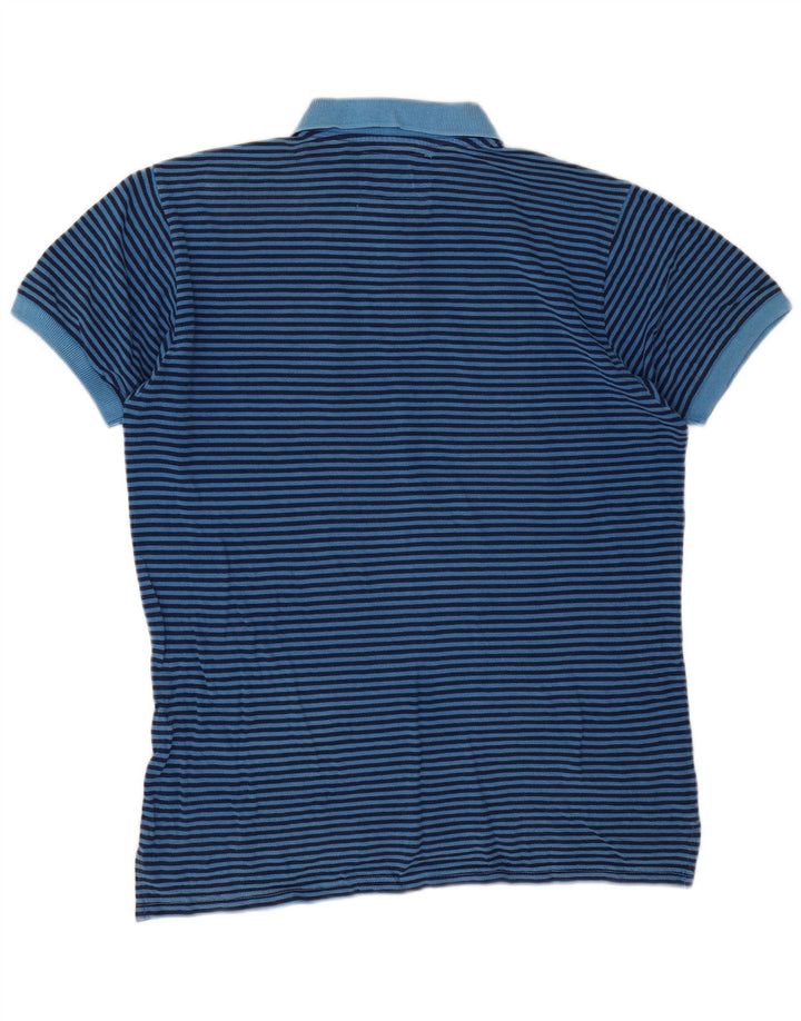 Polo North Sails Hombre De Algodón A Rayas Azul Grande