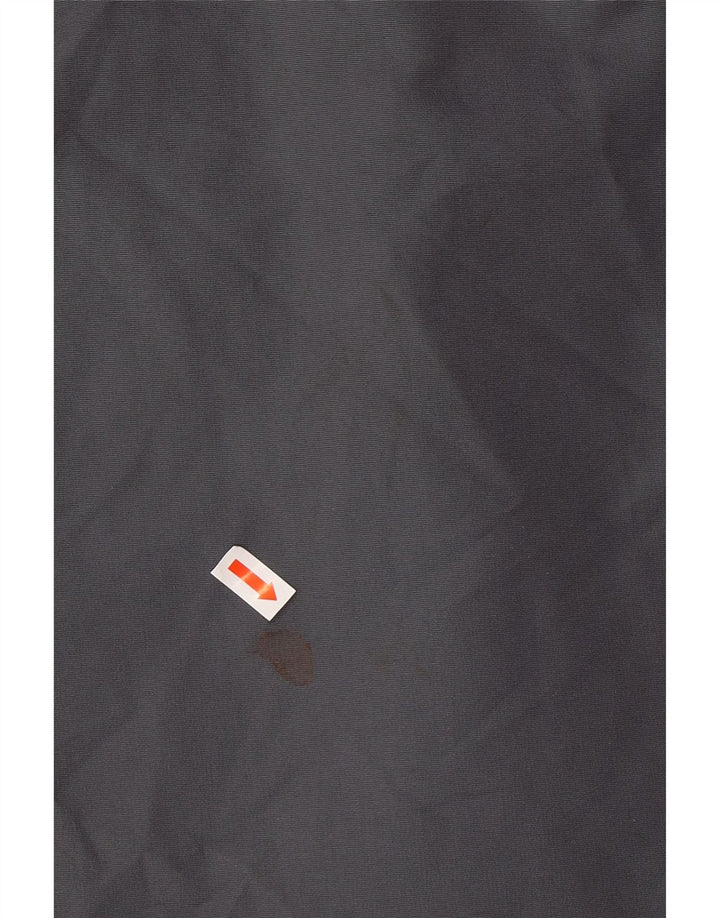 ADIDAS Chaqueta cortavientos con capucha para hombre Reino Unido 44/46 Grande Gris