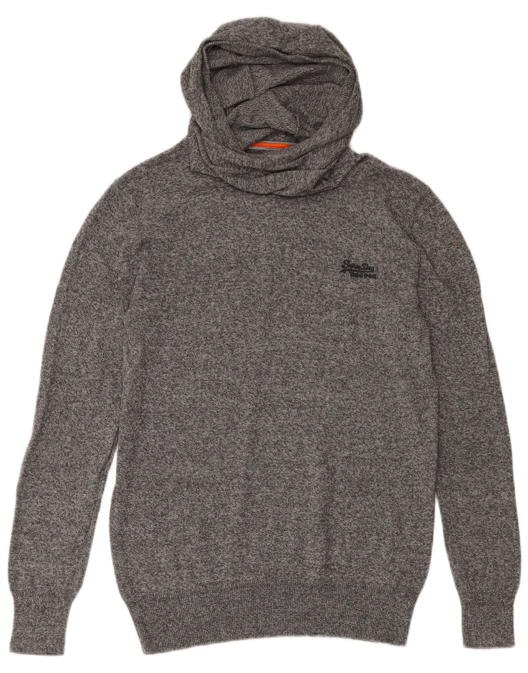 SUPERDRY Jersey con capucha para hombre de algodón gris medio