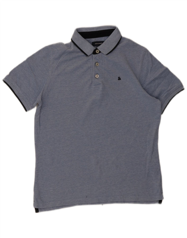 Polo Jack & Jones Hombre Algodón Azul Medio