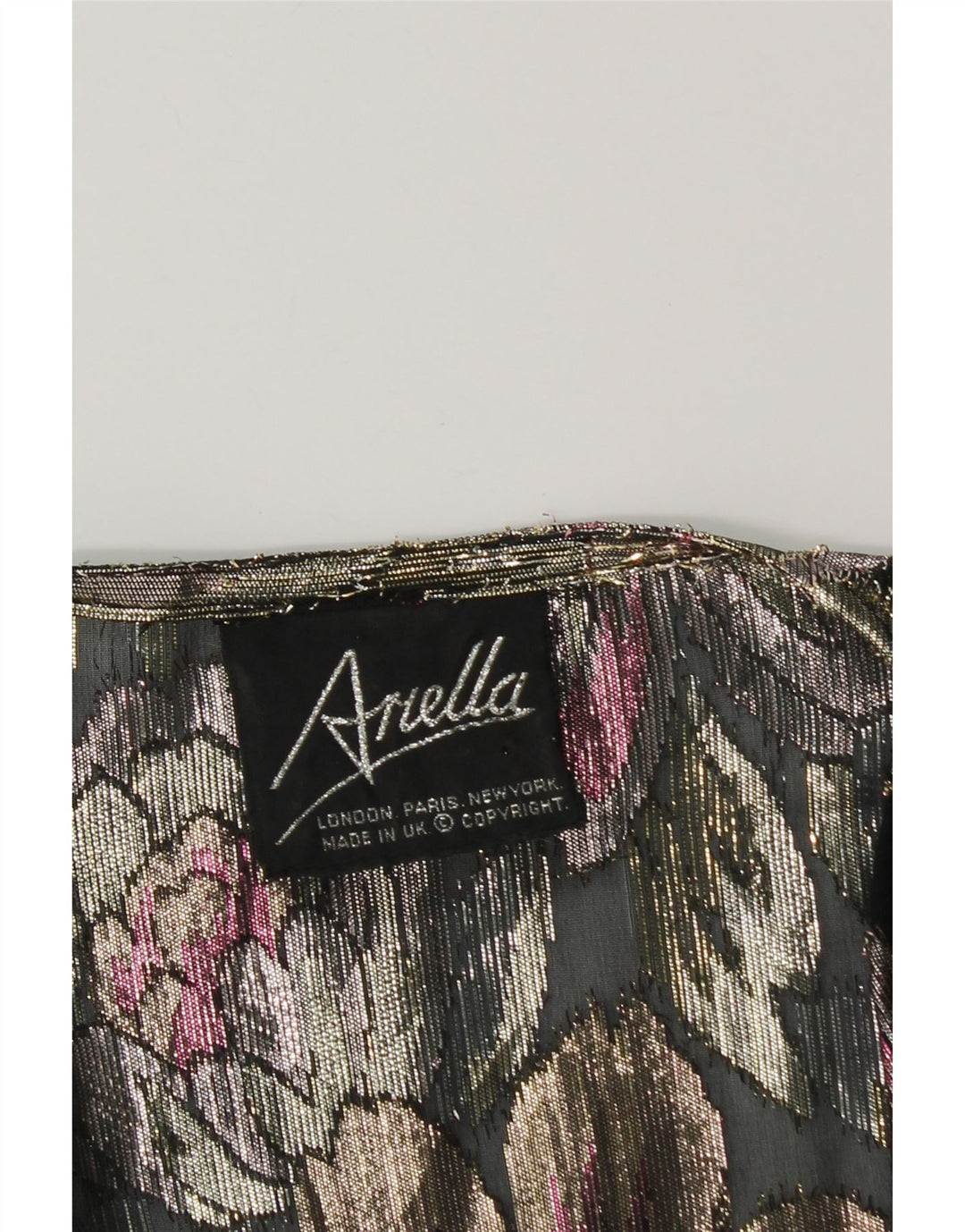 ARELLA Cárdigan corto para mujer UK 46 Grande Multicolor Floral