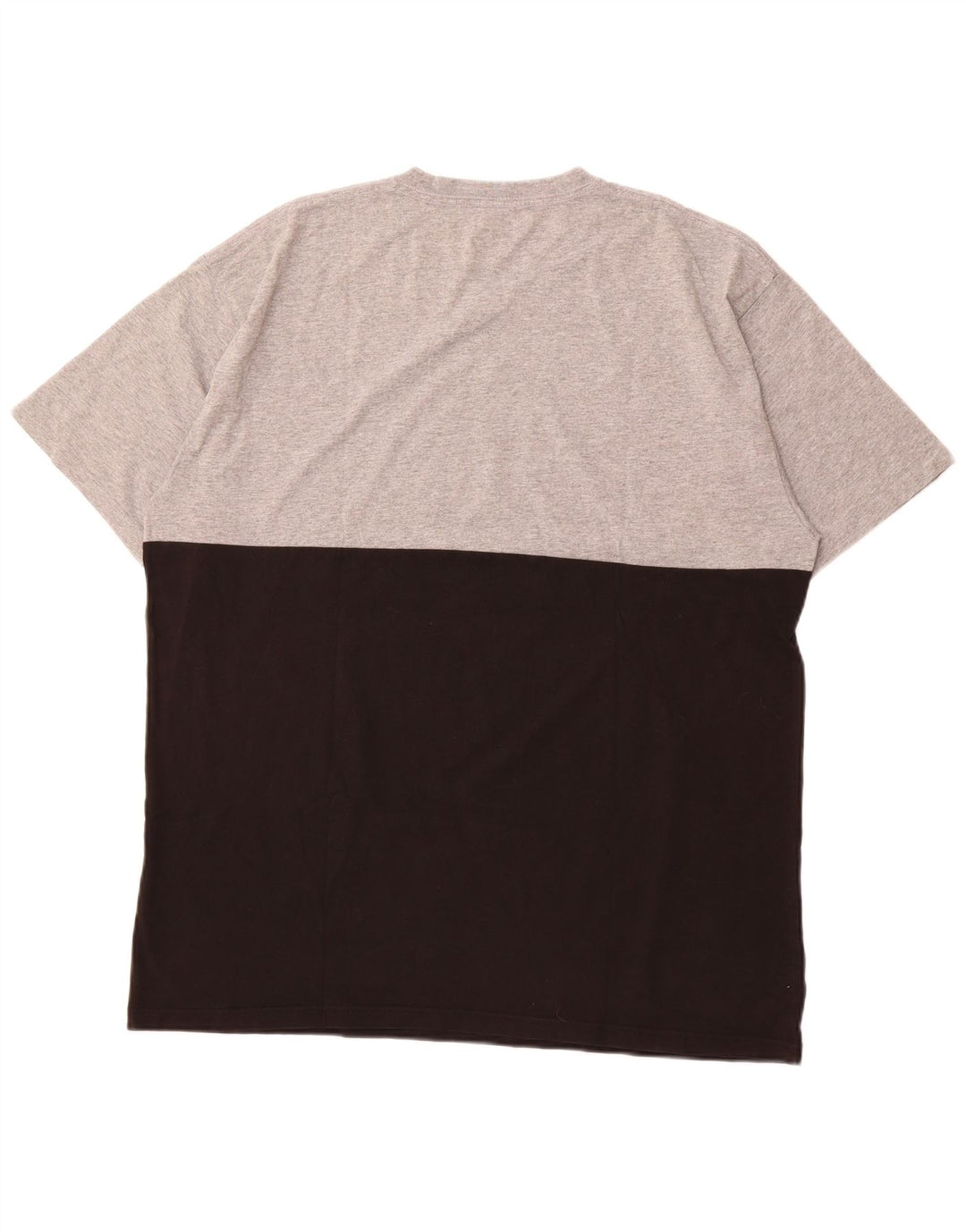 VANS Hombre Classic Fit Camiseta Top XL Negro Colorblock Algodón